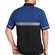 Back view of Select Lightweight Snag-Proof Enhanced Visibility Polo