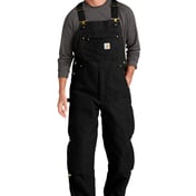 Front view of Firm Duck Insulated Bib Overalls