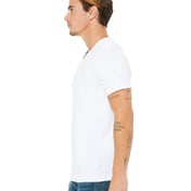 Side view of Unisex Jersey Short-Sleeve V-Neck T-Shirt