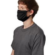 Side view of Adult Polyester Adjustable Pocket Mask