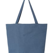 Back view of Seaside Pigment-Dyed Large Tote