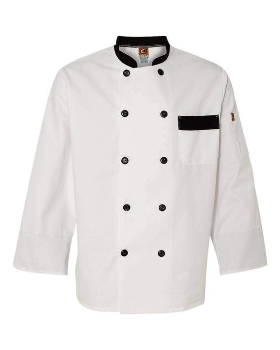 Front view of Garnish Chef Coat
