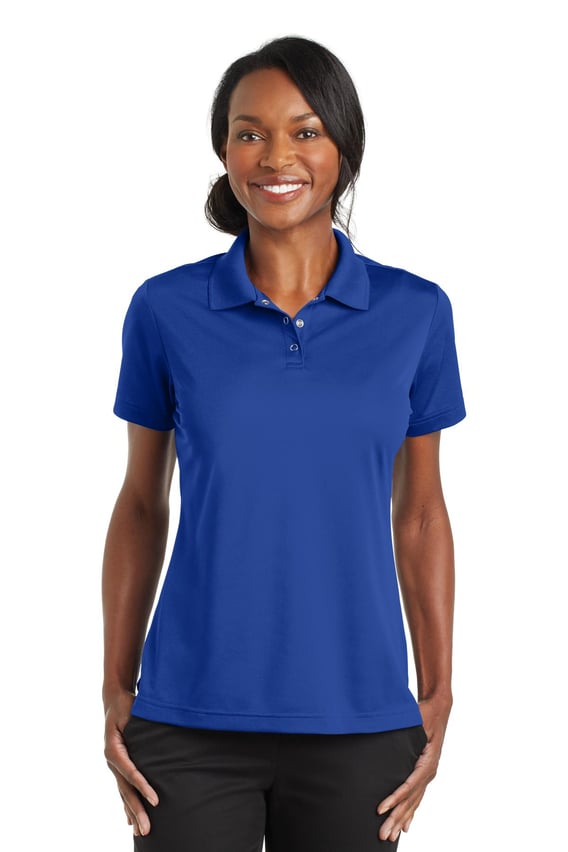 Front view of Ladies Micropique Gripper Polo