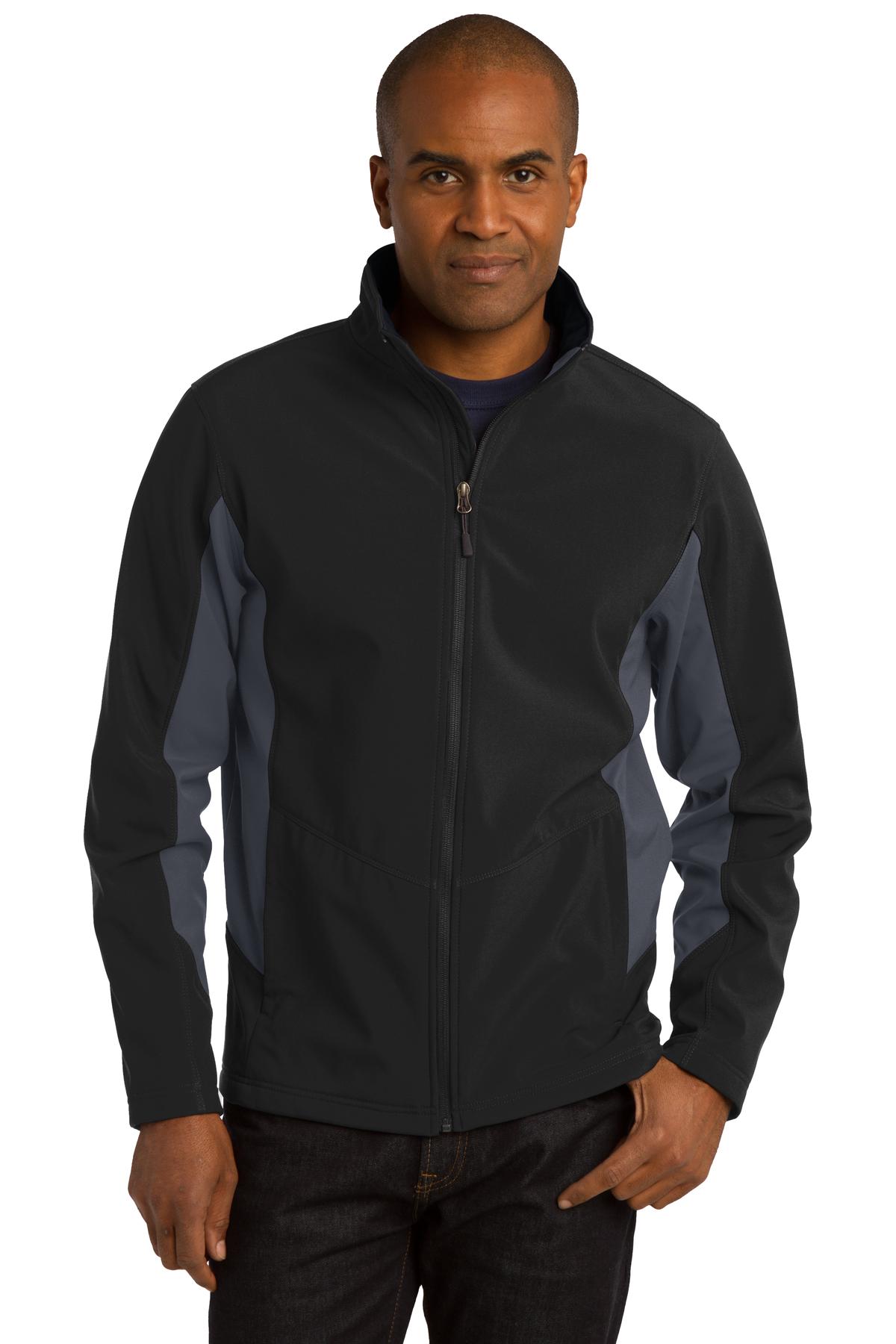 Front view of Core Colorblock Soft Shell Jacket