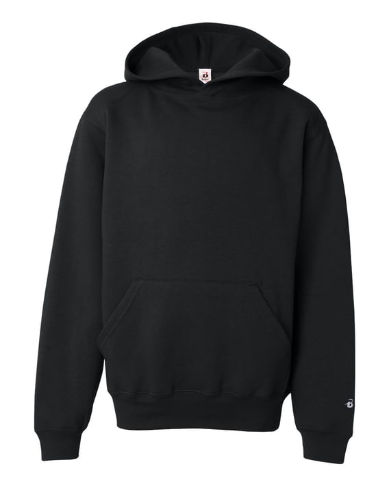Front view of Youth Hooded Sweatshirt