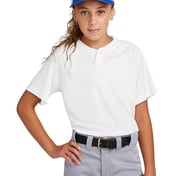 Front view of Youth PosiCharge® Competitor 2-Button Henley