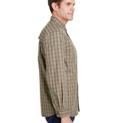 Side view of Yarn-Dyed Poplin Paseo Plaid Shirt