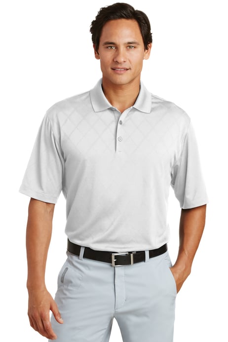 Front view of Dri-FIT Cross-Over Texture Polo
