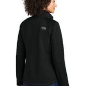 Back view of Women’s Chest Logo Ridgewall Soft Shell Jacket