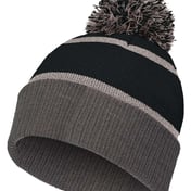 Front view of 8 1/2″ Reflective Knit Beanie