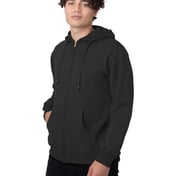 Side view of Heritage Full-Zip Hooded Sweatshirt