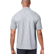 Back view of Eclipse Jacquard Polo