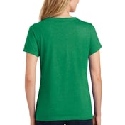 Back view of Ladies Fan Favorite Blend V-Neck Tee