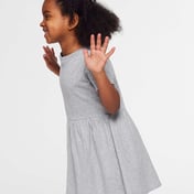 Side view of Toddler Fine Jersey Dress