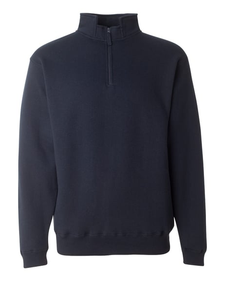 Front view of Heavyweight Fleece Quarter-Zip Sweatshirt
