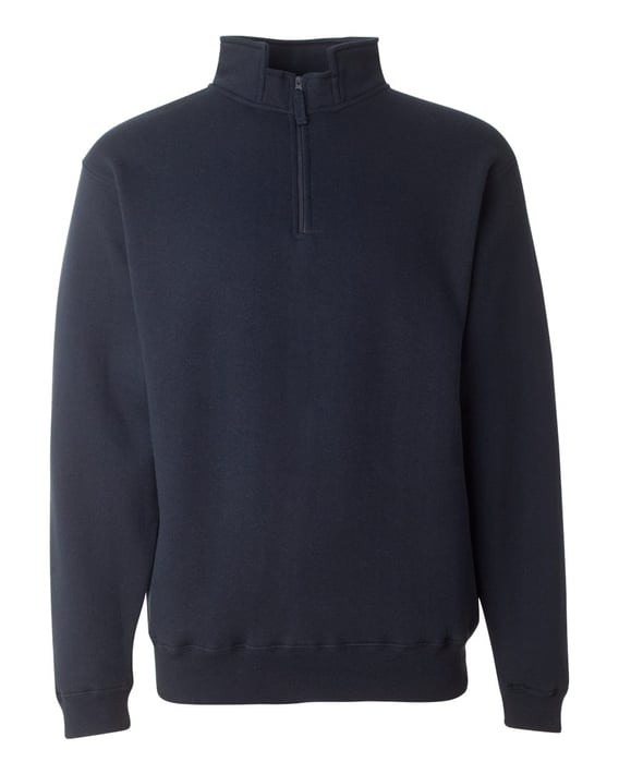 Front view of Heavyweight Fleece Quarter-Zip Sweatshirt