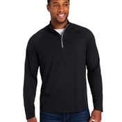 Front view of Origin Performance Pique Quarter-Zip Pullover