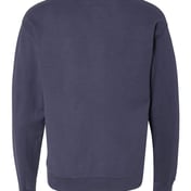 Back view of Garment-Dyed Crewneck Sweatshirt