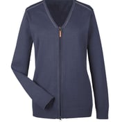 Front view of Women’s Manchester Fully-Fashioned Full-Zip Cardigan Sweater