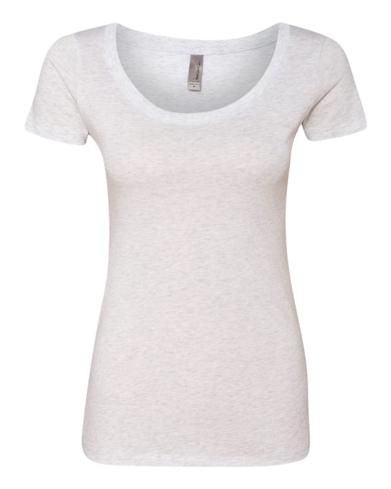 Front view of Women’s Triblend Scoop Neck T-Shirt