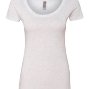 Front view of Women’s Triblend Scoop Neck T-Shirt