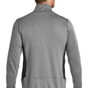 Back view of Full-Zip Heather Stretch Fleece Jacket