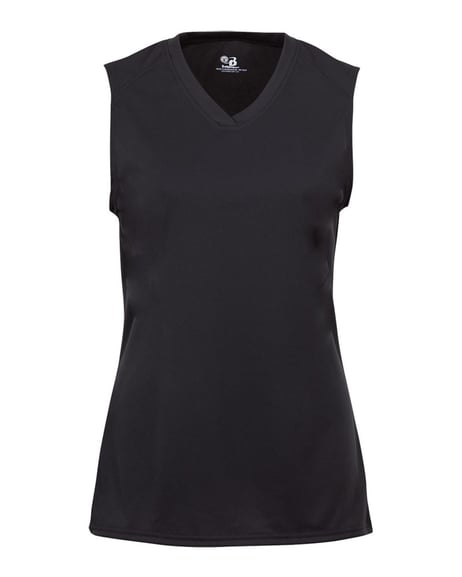 Frontview ofGirls’ B-Core Sleeveless T-Shirt