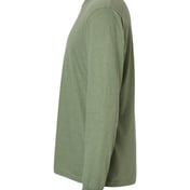 Side view of Softstyle® CVC Long Sleeve T-Shirt