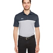 Front view of Men’s Stripe MixUp Polo