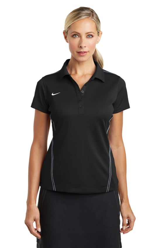 Front view of Ladies Dri-FIT Sport Swoosh Pique Polo