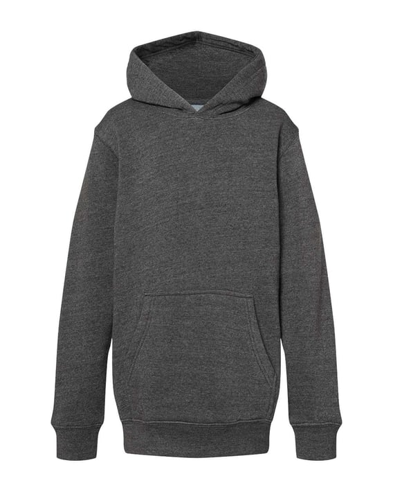 Front view of Youth Triblend Fleece Hooded Sweatshirt