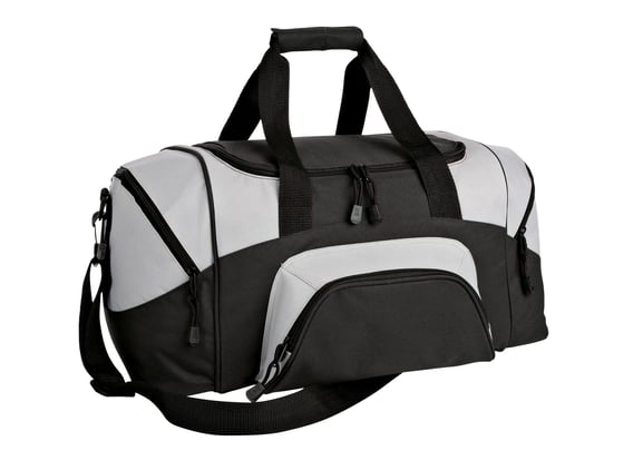 Front view of Small Colorblock Sport Duffel