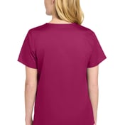 Back view of Women’s WorkFlex Mock Wrap Top