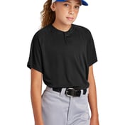 Front view of Youth PosiCharge® Competitor 2-Button Henley