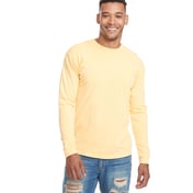 Front view of Adult Inspired Dye Long-Sleeve Crew