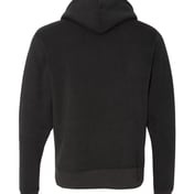 Back view of Triblend Full-Zip Hooded Sweatshirt