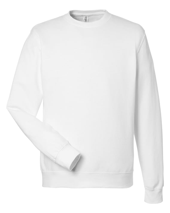 Front view of Adult 80/20 Midweight College Crewneck Sweatshirt