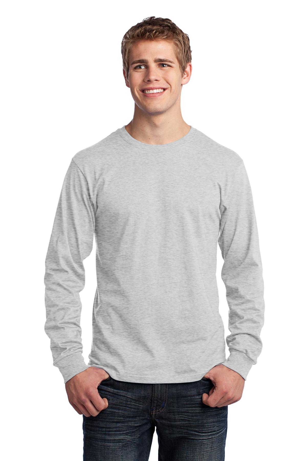 Front view of Long Sleeve Core Cotton Tee