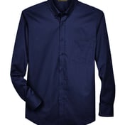 Front view of Tall Operate Long Sleeve Twill Dress Shirt