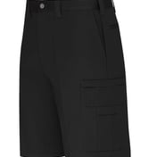 Side view of 11″ Industrial Cotton Cargo Shorts – Extended Sizes