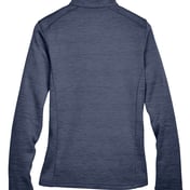 Back view of Women’s Newbury Mélange Fleece Quarter-Zip Pullover