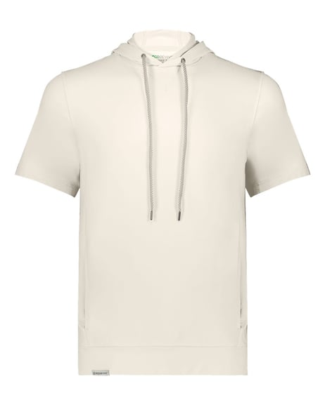 Frontview ofEco Revive™ Ventura Soft Knit Short Sleeve Hoodie
