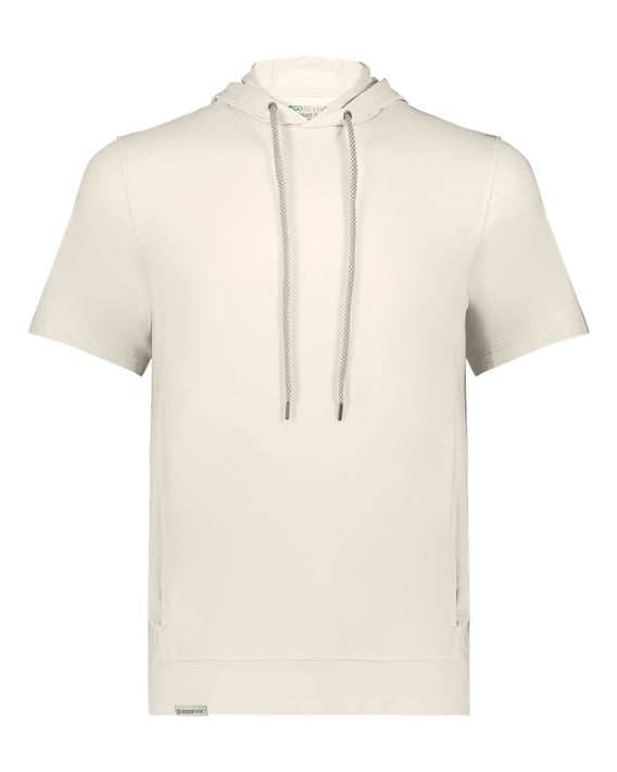 Front view of Eco Revive™ Ventura Soft Knit Short Sleeve Hoodie