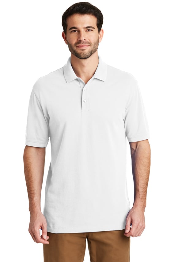 Front view of EZCotton&reg; Polo