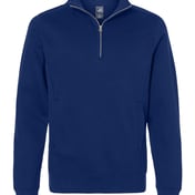 Front view of Heavyweight Fleece Quarter-Zip Sweatshirt