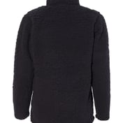 Back view of Women’s Epic Sherpa Quarter-Zip Pullover