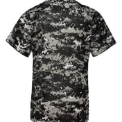 Back view of Youth Digital Camo T-Shirt