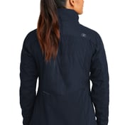 Back view of Ladies Brink Soft Shell