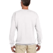 Back view of Adult Ultimate Cotton® 90/10 Fleece Crew