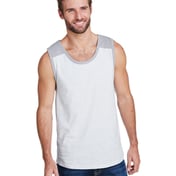 Front view of Men’s Contrast Back Tank